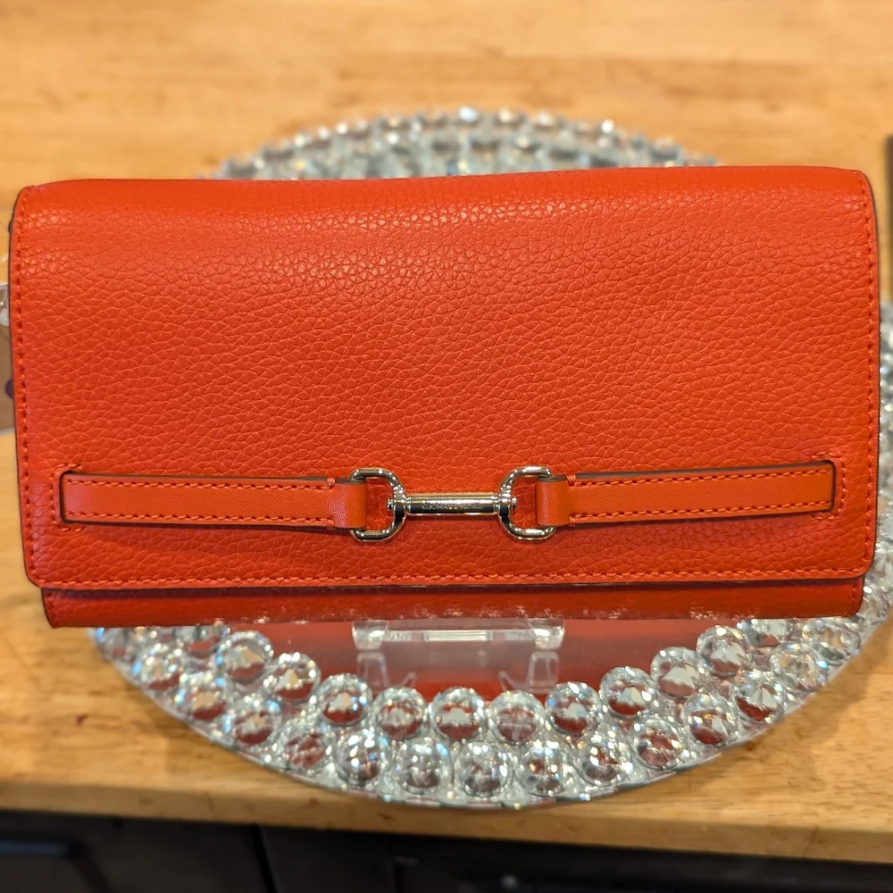 Michael Kors Carson Wallet on a Chain NWT